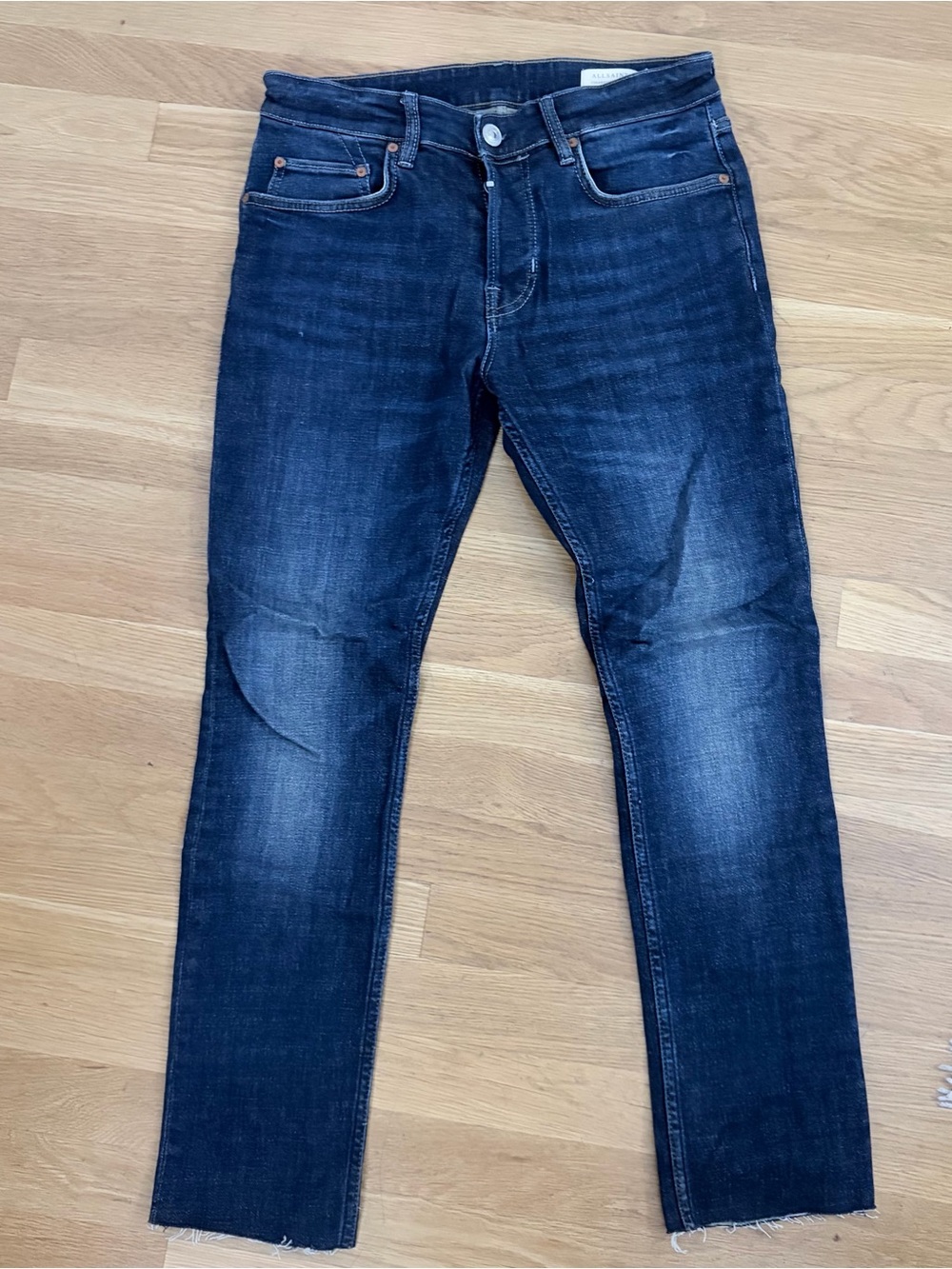 AllSaints Men's Indigo Skinny Jeans